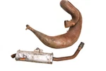 93 Ktm 250EXC Full Exhaust Muffler & Head Pipe Fmf. Fixed Price $249.99.