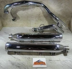 Exhaust Muffler And Pipes, 1263404-156 Fits 2018-24 Indian Scout Sixty (OPS7099). Fixed Price $328.56.