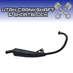 New Reproduction Black Honda XR75 Exhaust Muffler Pipe 1977-1978 18300-153-307. Fixed Price $400.00.