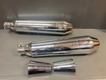 Royal Enfield Gt 650 & Int Exhaust Muffler Silencers 576061 576254. Fixed Price $427.50.