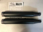 Component Slip-on 3" Black Exhaust For 07-17 Softail RCX216B-20E. Fixed Price $130.00.