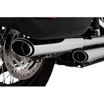 Vance & Hines 16379 Chrome 3" Twin Slash Slip-on Mufflers For 18-21 Flhc. Fixed Price $879.95.