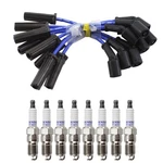 Ngk Wire Set &denso Platinum Tt Spark Plugs Kit For H2 Silverado 1500 Tahoe V8. Fixed Price $95.95.