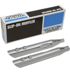 Drag Specialties Slashdown Slip-on Mufflers 3.5" Chrome M8 17-26 Harley Touring. Fixed Price $270.00.