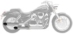 Cobra Boulevard Slash-cut Slip-on Chrome Exhaust Mufflers (1180SC). Fixed Price $492.38.
