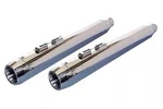 Wyatt Gatling Muffler Set With Chrome End Caps Fits Harley Davidson 30-0599. Fixed Price $292.95.