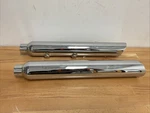Full Boar Angle Cut Slip-on Mufflers For Harley Softail 2007-2017 Chrome. Fixed Price $139.99.