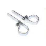 V-twin Manufacturing Chrome 1/2 In. Muffler P-clamp Set 31-2106. Fixed Price $31.81.