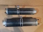 Suzuki SV1000/S Yoshimura RS3 Dual Canister Bolt-on Exhaust 2004 2005 Carbon. Fixed Price $676.51.