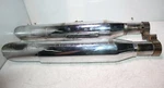 05 Harley-davidson Softail Exhaust Pipe Muffler Can Silencer Set Pair 80339-00AF. Fixed Price $350.00.