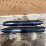 Oem Indian Chieftain Motorcycle 2014-19 Slip-on Mufflers Black 1262383 / 1262384. Fixed Price $99.99.