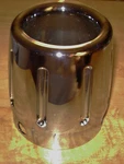End Cap Kit, Billet Style, Screamin' Eagle #65064-01, Harley, Tapered, Chrome. Fixed Price $69.00.