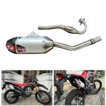 RS9 Exhaust Full System Stainless Pipe Silver For Honda CRF150LR. Fixed Price $249.68.