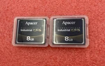 Apacer, Industrial Grade CF6 8GB Cards, Two AP-CF008GRANS-NRC Clean Formated.. Fixed Price $20.00.