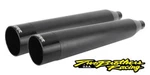 Two Brothers 005-4380499D-B Black Dual Slip On Mufflers 95-16 Harley Flh Flt. Fixed Price $967.98.