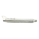 Paughco, Smooth Rocket Fishtail Muffler 3''. 31''. Ler, 85-94 Flt (nu). Fixed Price $951.98.