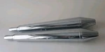 (2) Reverse Cone Aftermarket Norton Commando Set Pipes. Fixed Price $250.00.