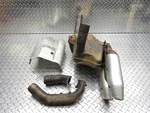 2010 10-12 Ducati Multistrada 1200S Touring Oem Exhaust Muffler Union Covers Lot. Fixed Price $185.95.