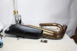 19-20 Harley Fxdr Fxrds Oem Muffler Header Exhaust Pipe Assembly Gold And Black. Fixed Price $350.00.