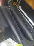 Triumph Thruxton Silencers Pair Black 2004 2005 2006 2007. Fixed Price $160.00.