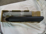 Rush 2.25" Baffle Baloney Cut Muffler Black 27514-225 Harley 07-13 Flstn Flstsb. Fixed Price $300.00.