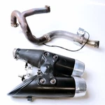 2008 Ducati Hypermotard 1100 Full Exhaust System - 57411051A. Fixed Price $268.70.