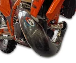 Carbon Exhaust Guard Protector Standard Ktm SX250 SX300 2023-2026. Fixed Price $203.09.