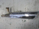 Oem Suzuki 1987 1988 VS1400 Intruder Left Muffler 14340-38B51 , Scuffed. Fixed Price $45.95.