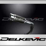 Bmw K1200S 2005-2008 Delkevic Slip 8" Round Carbon Exhaust Muffler Kit. Fixed Price $319.99.