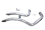 Harley Exhaust Drag Pipe Set Curvado Fits 2004-2013 Xl,. Fixed Price $330.73.