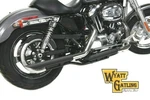 Mufflers Sportster Slash Exhaust Wyatt Gatling Black 14-2019 V-twin 30-0446 Y2. Fixed Price $132.82.