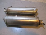 Husqvarna 650 Exhaust Muffler Left Right 2013. Fixed Price $126.95.
