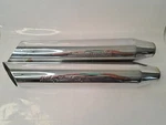 Chrome Harley Davidson Exhaust Mufflers Model # 80380-00 Motorcycle Parts. Fixed Price $49.98.