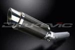 Delkevic 8" Mini Carbon Fiber Round Muffler Slip Honda CBR600 F3 1995-1996. Fixed Price $299.99.
