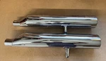 Upper & Lower Exhaust Mufflers, 22-24 Indian Chief Oem 1263453-156 1263451-156. Fixed Price $199.00.