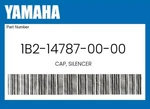 Yamaha Genuine Cap, Silencer 1B2-14787-00-00. Fixed Price $167.99.