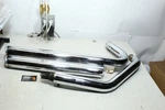 05-11 Big Dog Motorcycle 2:1 Muffler Exhaust Pipes Supertrapp Harley Chopperread. Fixed Price $450.00.