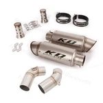 51MM For Ducati Monster 696 796 1100 Mid Exhaust Link Pipe Mufflers Left Right. Fixed Price $136.42.