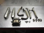 2017 16-19 Triumph Street Twin Exhaust Muffler Header Manifold Pipe Lot. Fixed Price $341.99.