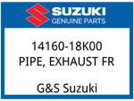 Suzuki Oem Part 14160-18K00 Pipe,exh Fr. Fixed Price $174.34.