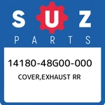 14180-48G00-000 Suzuki Cover,exhaust Rr 1418048G00000, New Genuine Oem Part. Fixed Price $436.02.