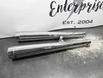 1974 Norton Commando 850 Electric Start Dunstall Exhaust Mufflers 2726. Fixed Price $294.00.
