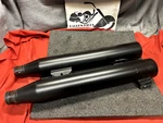 Genuine 16-17 Harley Davidson Dyna Fxdls Slip Mufflers 64900510 64900512. Fixed Price $198.99.