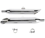 Cobra Boulevard Slash-cut Chrome Slip-on Mufflers (2173SC). Fixed Price $496.18.