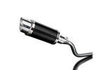 Delkevic Slip Exhaust With 8" Round Carbon Fiber Muffler For KLX300. Fixed Price $279.99.