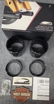 Oem Harley-davidson Screamin Eagle Defiance 4.5" End Caps Black 65100096. Fixed Price $120.00.