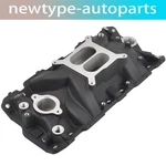 Aluminum Dual Plan Intake Manifold For Sbc Chevy 305 327 350 383 55-86 Black. Fixed Price $158.29.