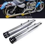 3.0'' Slip-on Mufflers For Harley Softail Exhaust Upgrading, Deep Rumble Tone. Fixed Price $199.99.