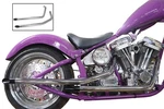 Harley Drag Pipe Set Slash Cut End With Long Black Tips Fits 1984-1999 Fxst,. Fixed Price $152.02.