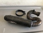 08-09 Honda CBR1000RR M4 Carbon Fiber Exhaust Pipe Muffler Slip Can 047. Fixed Price $204.25.